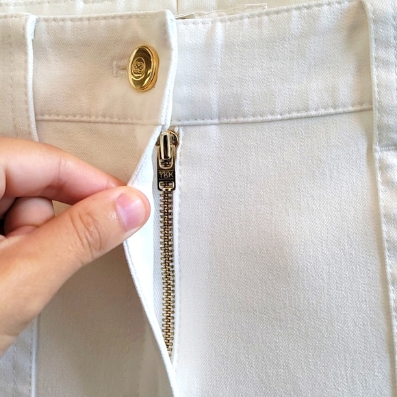 Vintage Escada White Denim Flare Jean - Picture 4 of 9